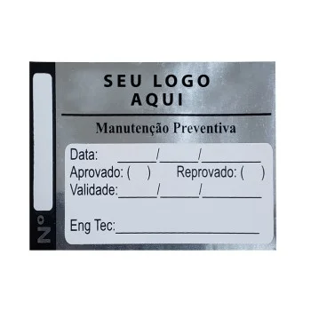 Adesivo de poliéster personalizado: identificação resistente e durável