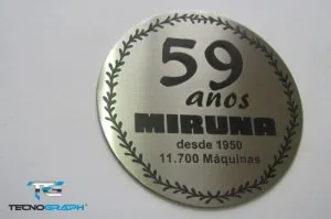 Placa de Identificação em Inox - foto 4